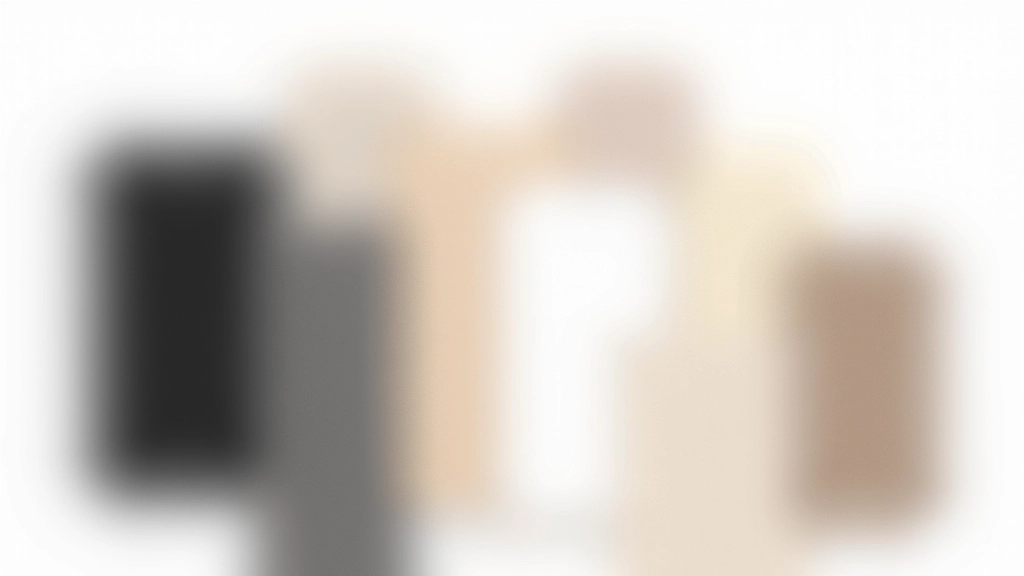 Barvy kapsulového šatníku — neutrální paleta černé, bílé, hnědé a béžové barvy