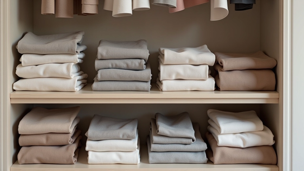 Organizovaný šatník s oblečením