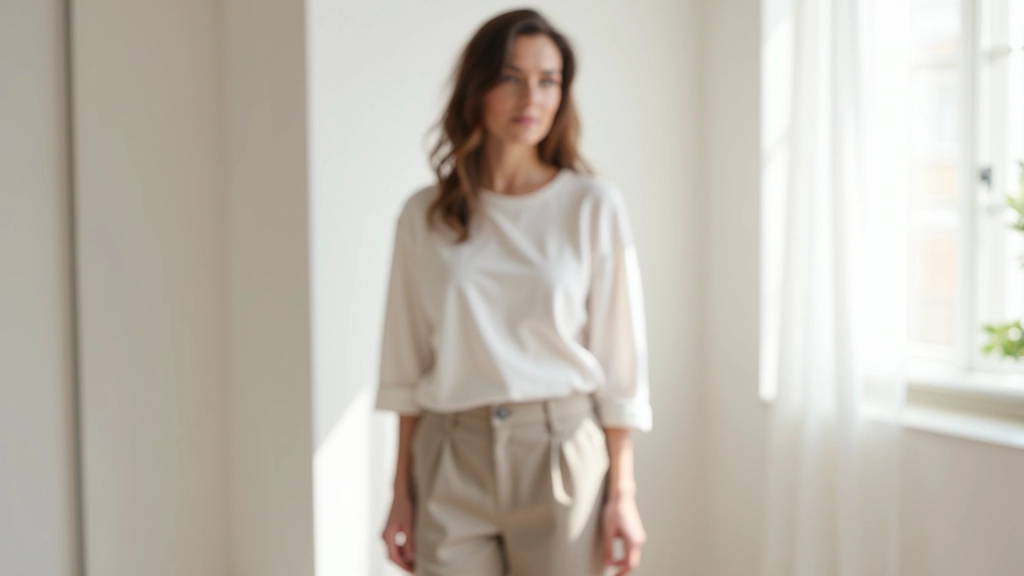 Několik outfitů vytvořených z jedné skupiny oblečení, různé kombinace základních kusů